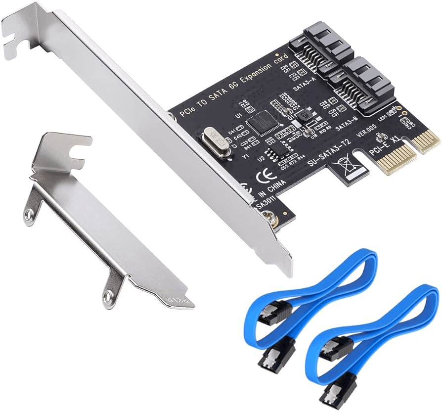 Пример платы расширения контроллера SATA PCI-E X1/SATA 3,0 на 20 портов
