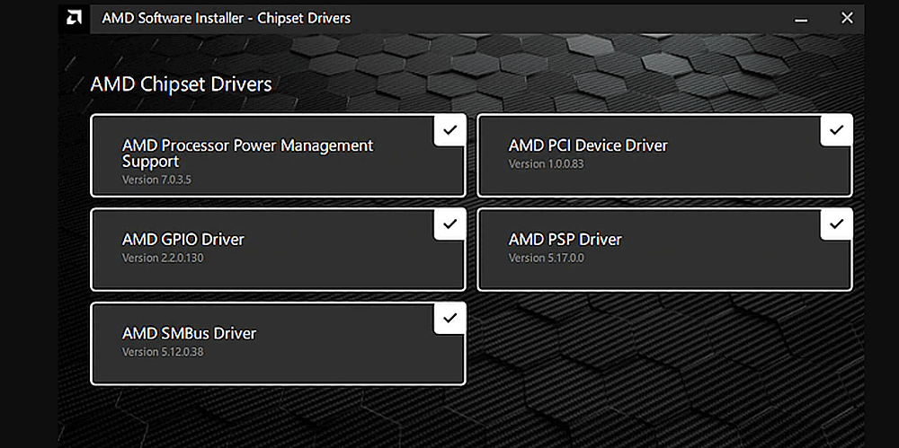 Интерфейс программы AMD Driver Autodetect